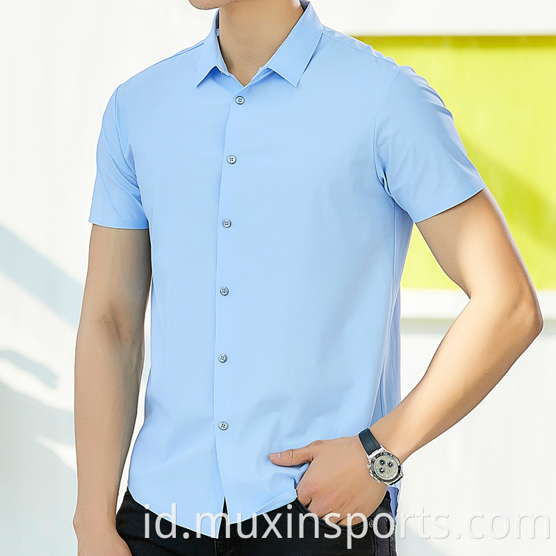 Sky Blue Men Shirts